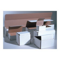 White Corrugated Mailer Box (7"x3"x3")